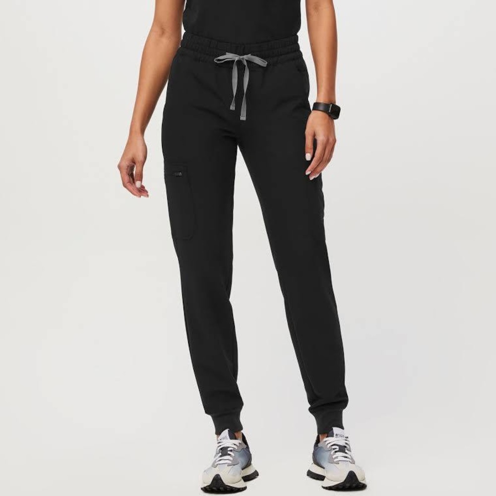 Xxs black jogger scrubs by Figs